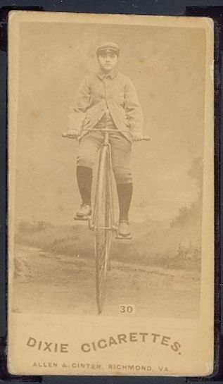 N49 1887 30 Girl Cyclist